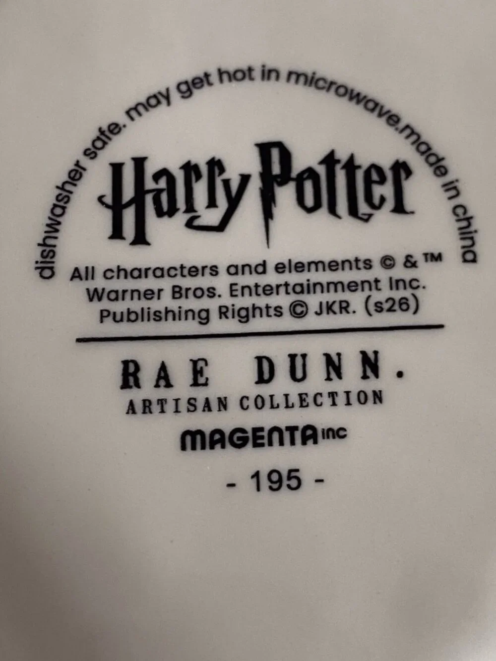 Rae Dunn Harry Potter I Am Up To No Good Ceramic Spoon Rest The Marauders Map